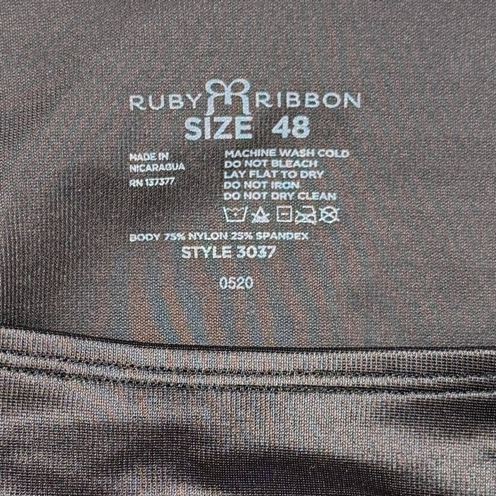 Ruby Ribbon Longline Bra Womens 48 Black Wireless Breastfeeding Nursing 3037 - Picture 4 of 8
